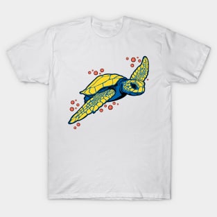 Blue Sea Turtle T-Shirt